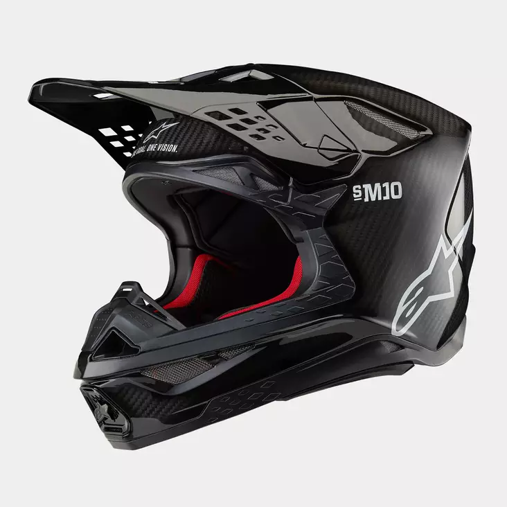 Alpinestars Kypärä S-M10 2206 Solid Carbon - Offroad-kypärät - D471225 - 1