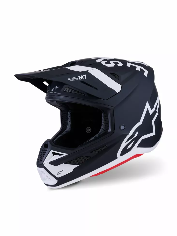 Alpinestars Kypärä S-M7 Dasher Musta/Valkoinen - Offroad-kypärät - D513805 - 1