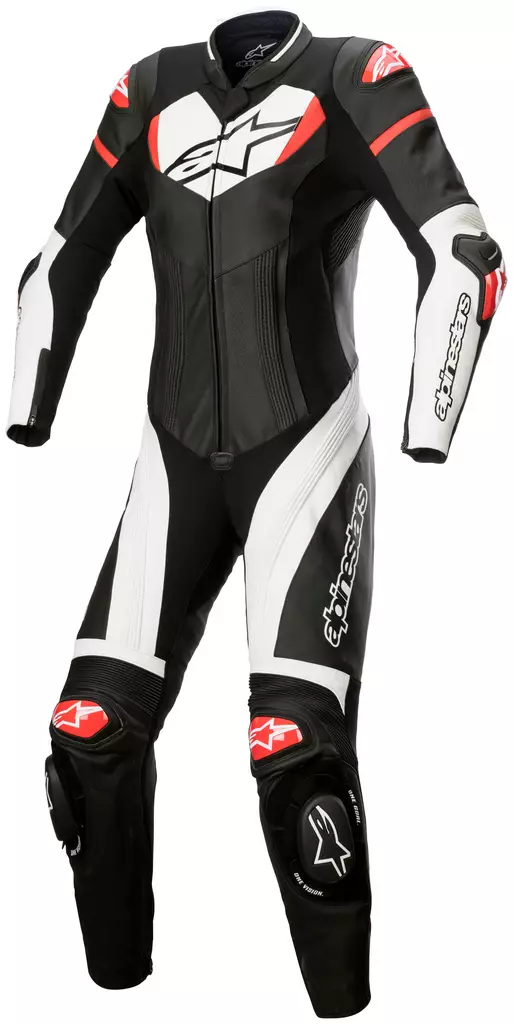 Alpinestars Nahkapuku Naisten 1-pc Tech Air GP Plus Musta/Valkoinen/Punainen - Nahkaiset moottoripyöräpuvut - D413415 - 1