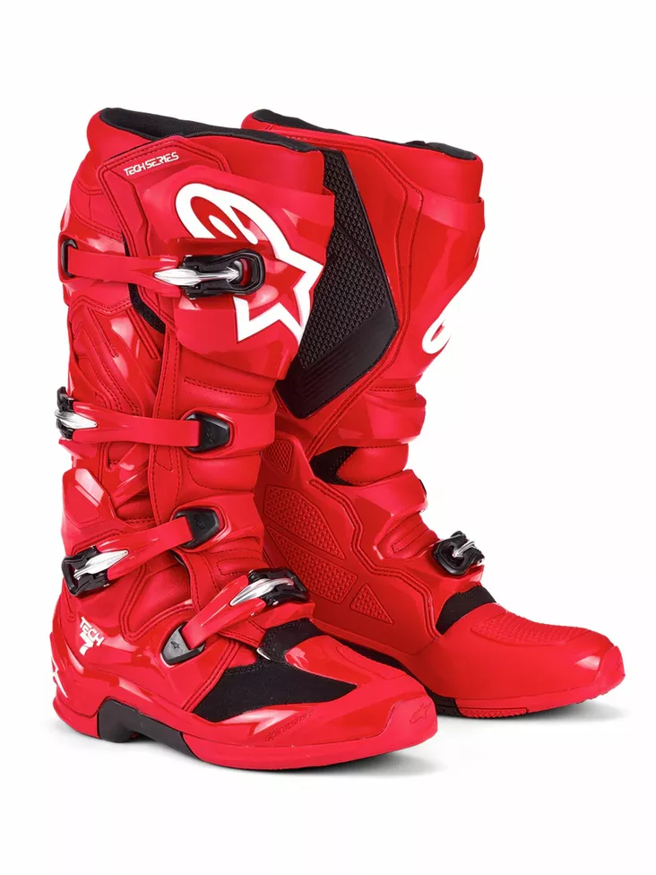 Alpinestars Saapas Tech 7 Punainen - Offroad ajosaappaat - D495405 - 1