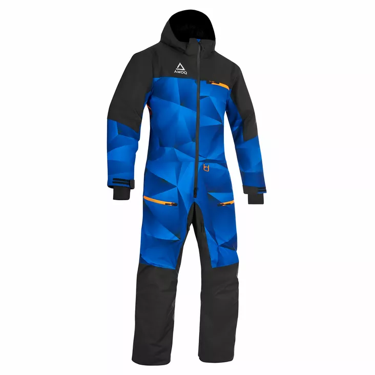 AMOQ Concept Haalari Vuorellinen Musta/Sininen/Oranssi - Kelkkailuhaalarit / Mono Suits - D546025 - 1
