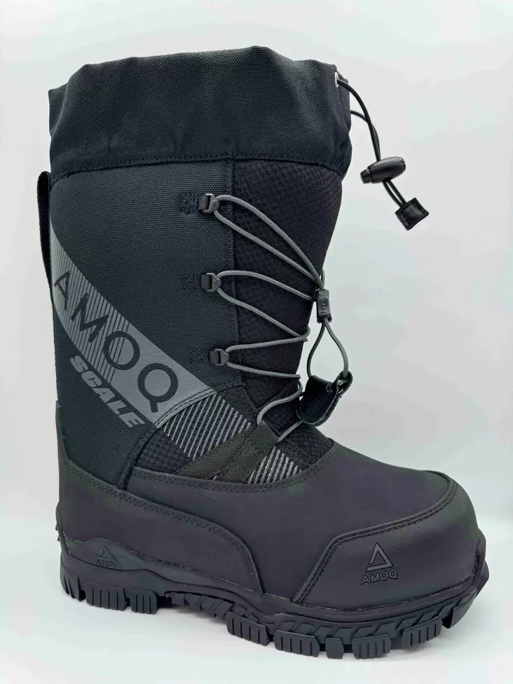 AMOQ Scale Speed Lace Saappaat Musta/Harmaa - Kelkkakengät - D499475 - 1