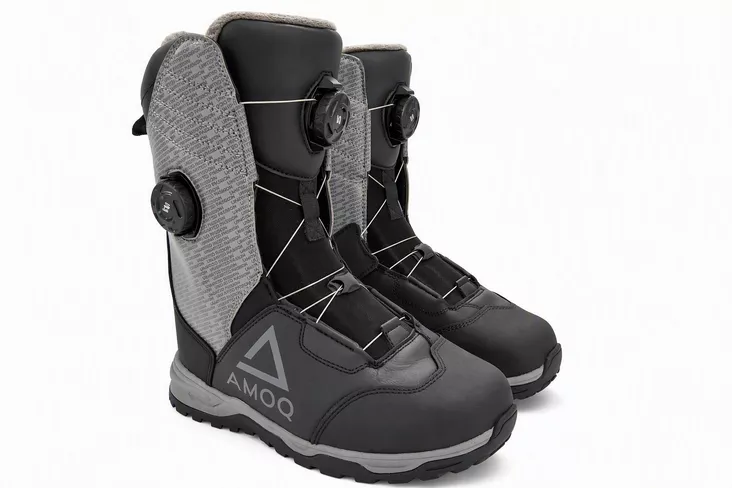 AMOQ Stellar Opti-Fit Kelkkasaapas Harmaa - Kelkkakengät - D546655 - 1