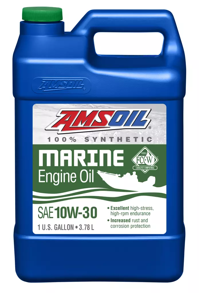 Amsoil 10W-30 Formula 4-Stroke® Marine Synthetic Oil 3.78L - Marineöljyt & lisäaineet - D504085 - 1
