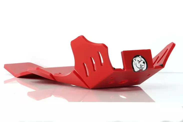 AXP Xtrem HDPE Skid Plate Red Gas-Gas EX300 21-23 - Moottoripyörän pohjapanssarit - D417455 - 1