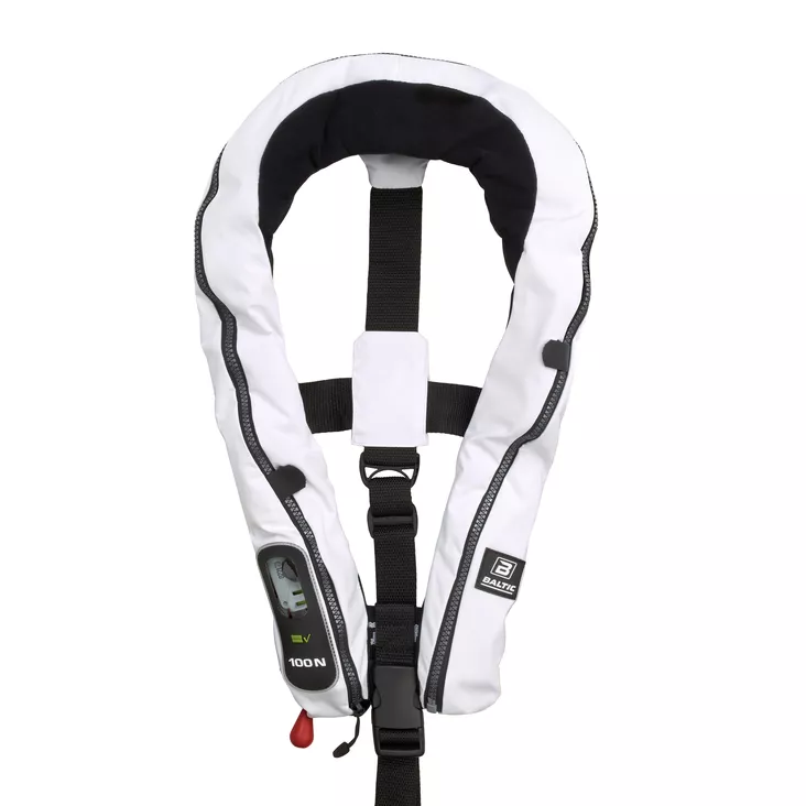 Baltic Compact 100 auto ilmatäytteinen pelastusliivi valkoinen 30-110kg - Ilmatäytteiset pelastusliivit - D263715 - 1