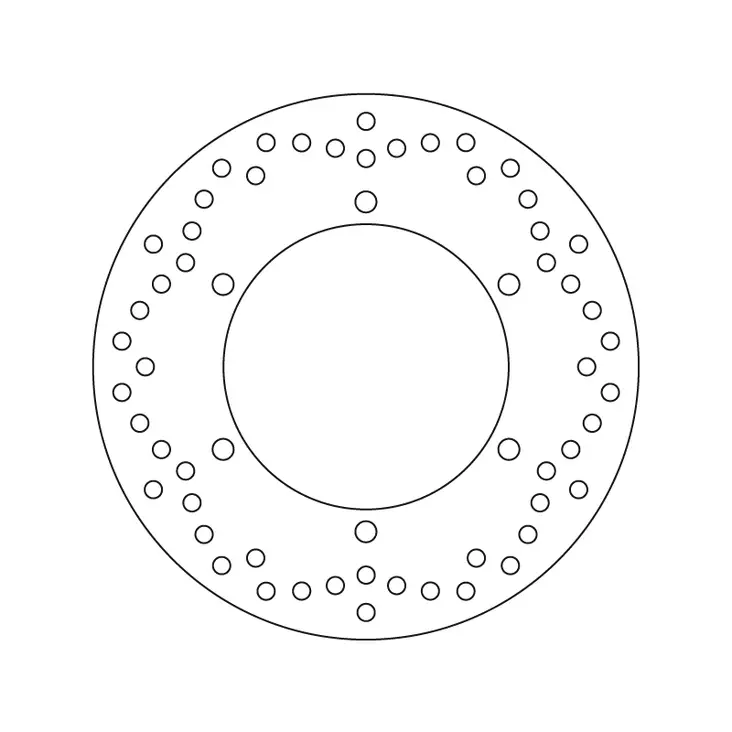 Brembo Serie Oro jarrulevy - Moottoripyörän jarrulevyt - D122855 - 1