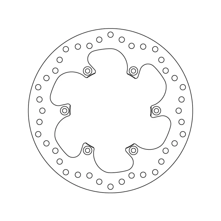 Brembo Serie Oro jarrulevy - Moottoripyörän jarrulevyt - D122865 - 1