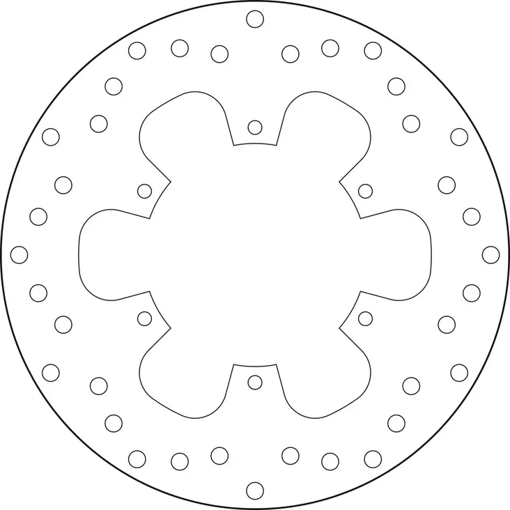 Brembo Serie Oro jarrulevy - Moottoripyörän jarrulevyt - D190925 - 1