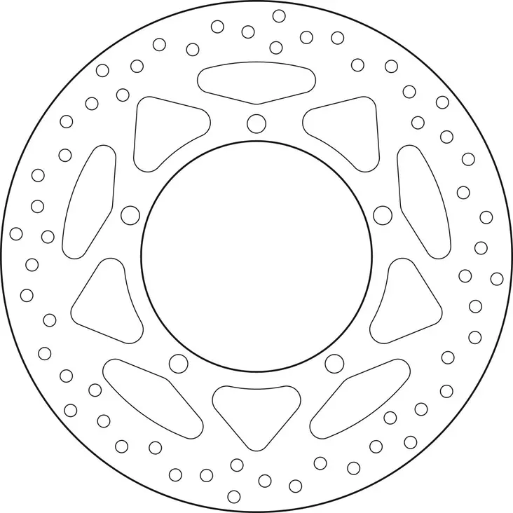Brembo Serie Oro jarrulevy - Moottoripyörän jarrulevyt - D190935 - 1