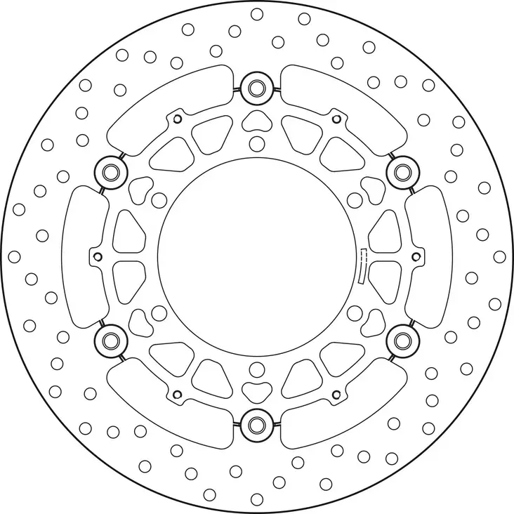 Brembo Serie Oro jarrulevy kelluva - Moottoripyörän jarrulevyt - D190915 - 1