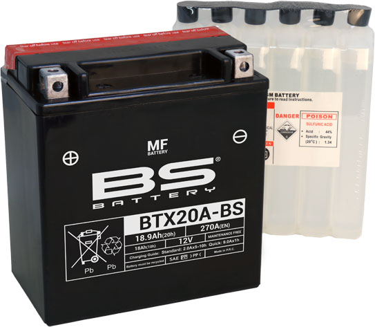 BS Battery BTX20A-BS MF (cp) Maintenance Free - Akut - D262635 - 1