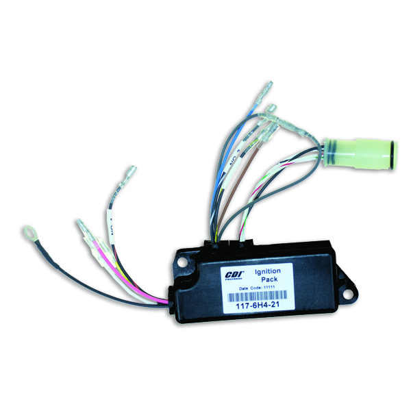 Cdi Elec. Yamaha Ignition Pack - 3 Cyl. 40/50HP (1984-88) - Veneen CDI-laitteet - D186005 - 1