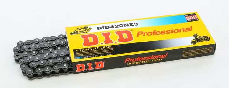 D.I.D 420NZ3 Chain+Connecting link (RJ) - Ketjut 420 - D527875 - 1