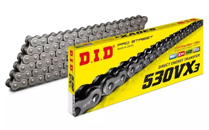 D.I.D 530VX3 Ketju+Niittil. (ZJ) - Ketjut 530 - D326955 - 1