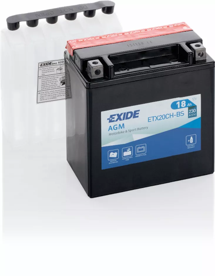 Exide akku ETX20CH-BS sis.happopatruunan - Akut - D548175 - 1