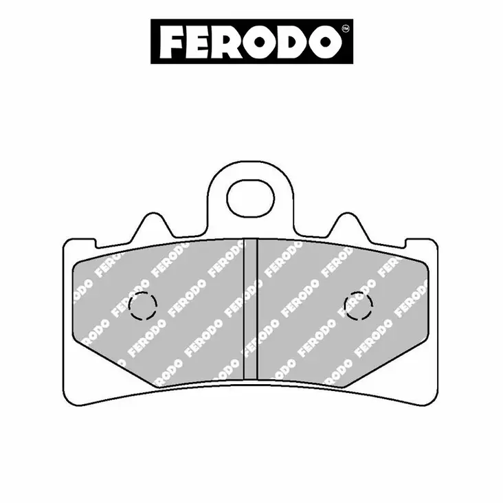 Ferodo jarrupalat Sinter Grip Road eteen: BMW, Husqvarna, KTM (2010-2016) - Moottoripyörän jarrupalat - D495205 - 1