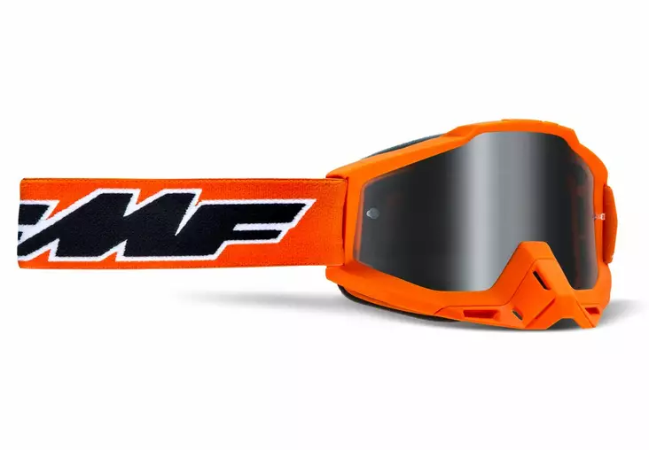 FMF POWERBOMB Goggle Rocket Orange - Peili Hopea Linssi - Offroad ajolasit - D380165 - 1
