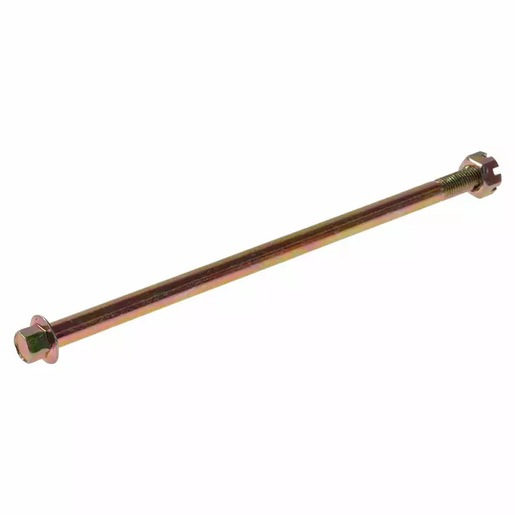 Forte Etupyörän akseli, Suzuki PV50, M10 x 1.25, p. 215mm - Mopon Pyöräakselit, mutterit, pinnat - D480105 - 1
