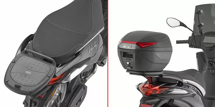 Givi Rear Rack Piaggio Liberty 50-125-150 '25 - Moottoripyörän laukkujen kiinnityssarjat - D530205 - 1