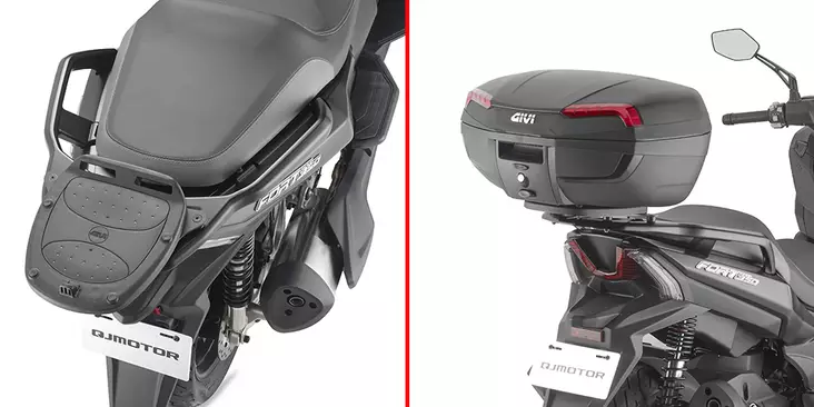 Givi Rear Rack Qj Motor Fort 350 (2024) - Moottoripyörän laukkujen kiinnityssarjat - D501535 - 1
