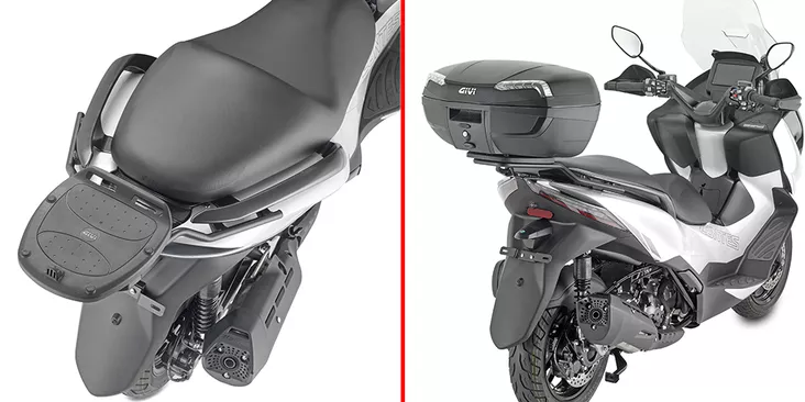 Givi REAR RACK ZONTES 350 E (2023) - Moottoripyörän laukkujen kiinnityssarjat - D494755 - 1