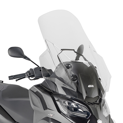 Givi TR.SC.PIAGGIO MP3 HPE400-SPORT-530EXC 22 - Moottoripyörän tuulisuojat - D478925 - 1
