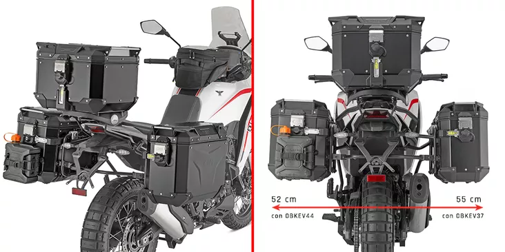 Givi Tub.Pa.Ho. Moto Morini X-Cape 700 (2025) - Moottoripyörän laukkujen kiinnityssarjat - D535665 - 1