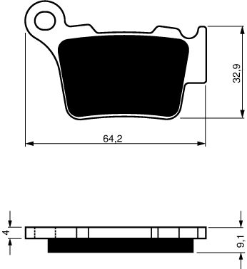 GOLDFREN Jarrupalat 191 Ceramic Carbon K1 - Moottoripyörän jarrupalat - D227835 - 1