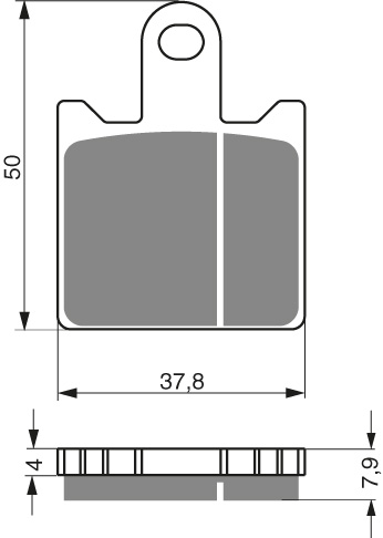 GOLDFREN Jarrupalat 249 Ceramic Carbon S3 - Moottoripyörän jarrupalat - D228025 - 1