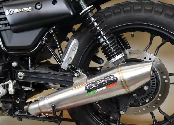 GPR Moto Guzzi V7 III Special-St-Carb 2017/18 Racing full line exhaust Vintacone - Moottoripyörän pakoputkistot - D423245 - 1