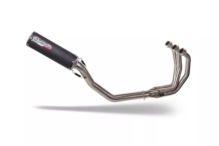 GPR TriumphTrident 660 2021/2024 e5 M3 BLACK TITANIUM FS - Moottoripyörän pakoputkistot - D518755 - 1