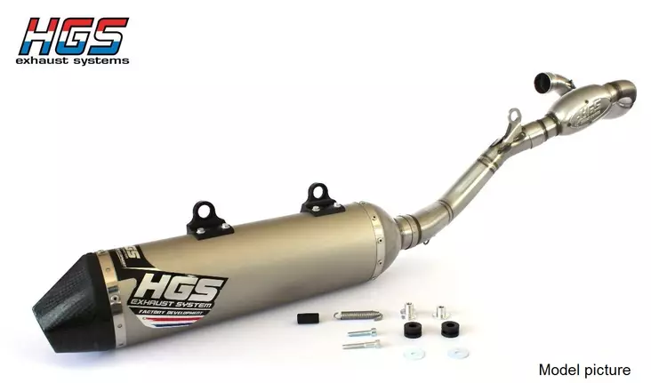 HGS Väliputki KTM250EXC-F 17-19 - Moottoripyörän väliputket - D241275 - 1