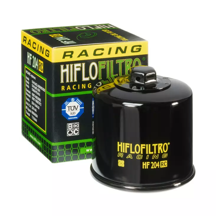 HiFlo öljynsuodatin HF204RC (Racing 17mm) - Perämoottorin osat - D158475 - 1
