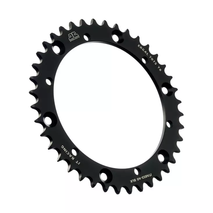 JT Takaratas Alumiini 7075 T6 Musta JTA853.48BLK - Moottoripyörän takarattaat - D433745 - 1