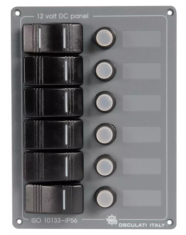 Katkaisija paneli - Veneen Sulake- ja sähköpaneelit - D123805 - 1