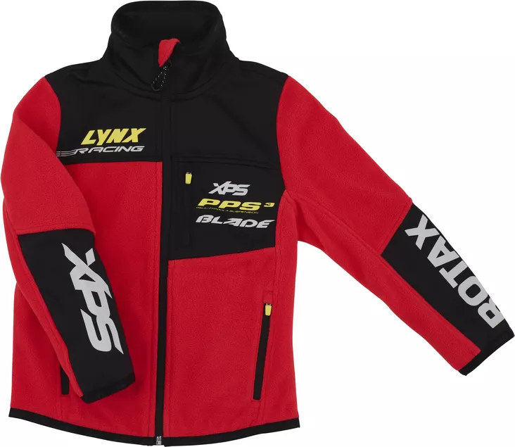 LYNX RE FLEECE JACKET JUNIOR FIRE RED - Lynx Vapaa-aika - 130945 - 1