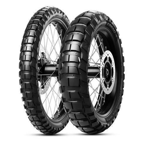 Metzeler Karoo 4 130/80 R 17 M/C 65Q M+S TL Re - Renkaat, Adventure-Enduro - D438955 - 1