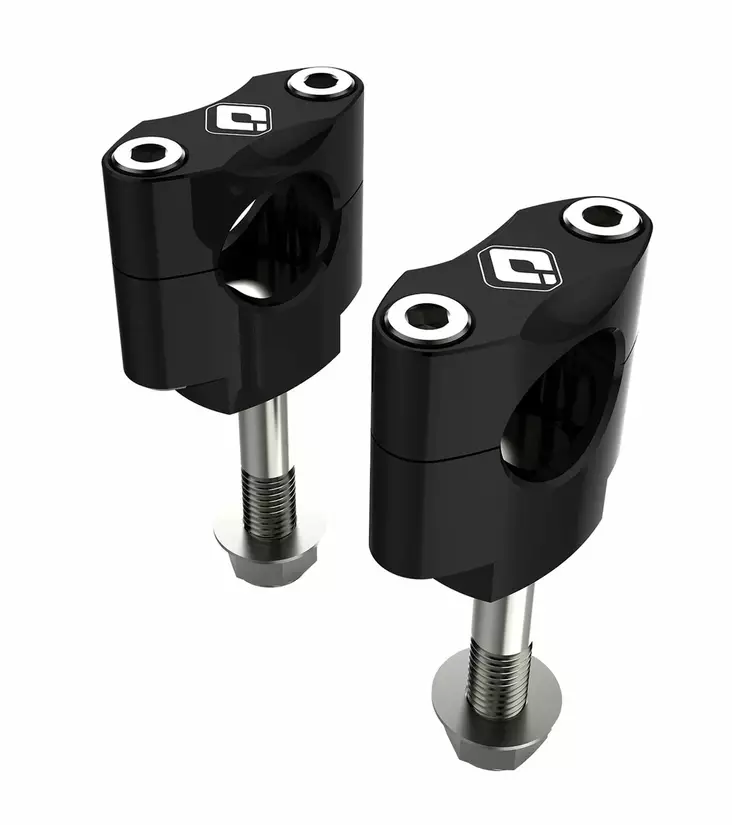 ODI MX BAR MOUNTS-OVERSIZED 1-1/8" (Drop-In Style) Shot Peened BLACK - Moottoripyörän ohjaustangon kiinnikkeet - D510065 - 1
