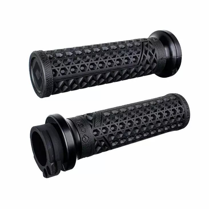 ODI Street Grips V-TWIN Lock-On VANS Signature-HD Cable BLACK/Matte Black - Moottoripyörän kahvakumit - D510205 - 1