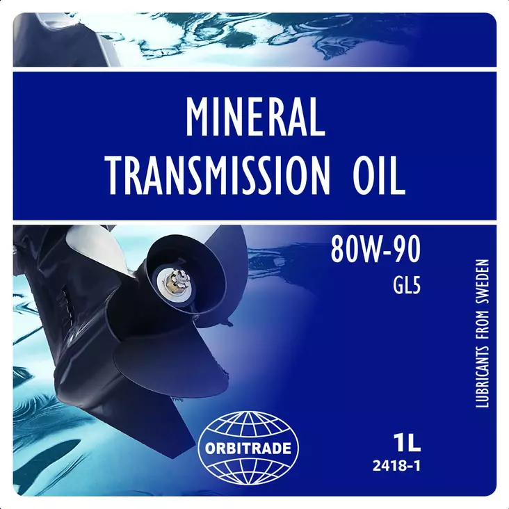 Orbitrade Gear oil mineral 80W-90 1L - Marineöljyt & lisäaineet - D352665 - 1