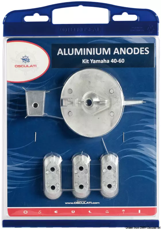 Osculati anodisarja (alu) Yamaha 40-60hv 4-t - Anodisarjat - D383405 - 1