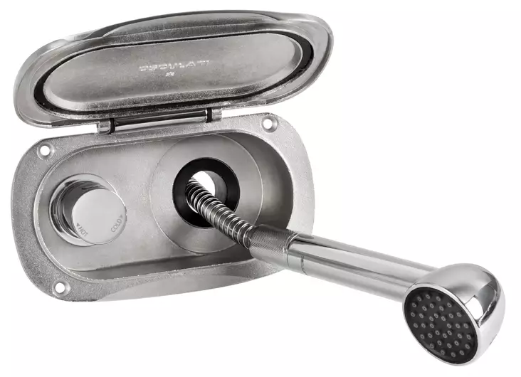 Osculati Elissa deck shower w/Keji mixer SS hose 2.5m - Suihkut & sekoittimet - D386755 - 1