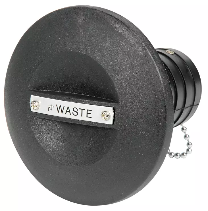 Osculati kansiruuvike nylon WASTE 38mm - Jätevesi - D146575 - 1