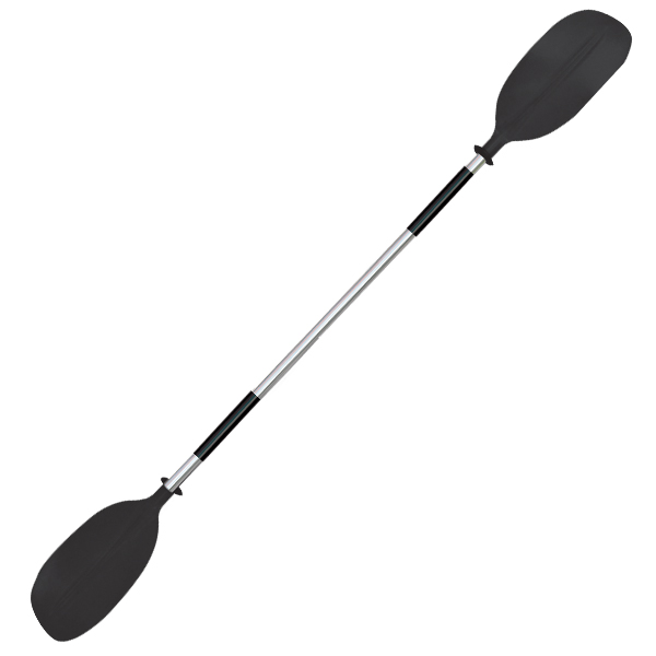 OS KAYAK PADDLE 2 PCE - ASYMMETRIC BLADES 2170mm BLACK - Veneen Mukavuus & säilytys kannella - D241145 - 1