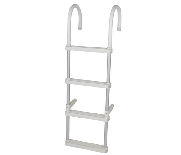OS LADDER 4 STEP ALUMINUM - Veneen Mukavuus & säilytys kannella - D240805 - 1