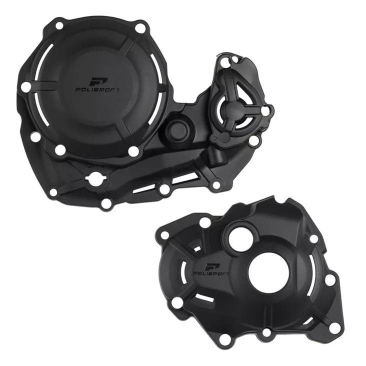 Polisport Extreme Clutch+Igni. prot. YZ450F/FX 23-.. WR450F 24-.. Black - Moottoripyörän moottorin suojakopat - D522325 - 1