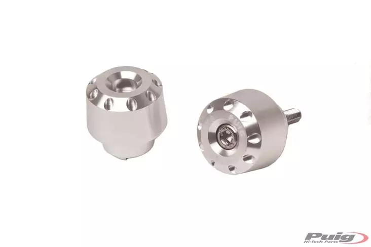Puig Bar End Aluminum Bmw C/Silver - Moottoripyörän ohjaustangot päät - D299425 - 1