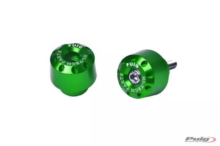 Puig Bar End Yamaha Mt-09 Tracer C/Green - Moottoripyörän ohjaustangot päät - D302445 - 1