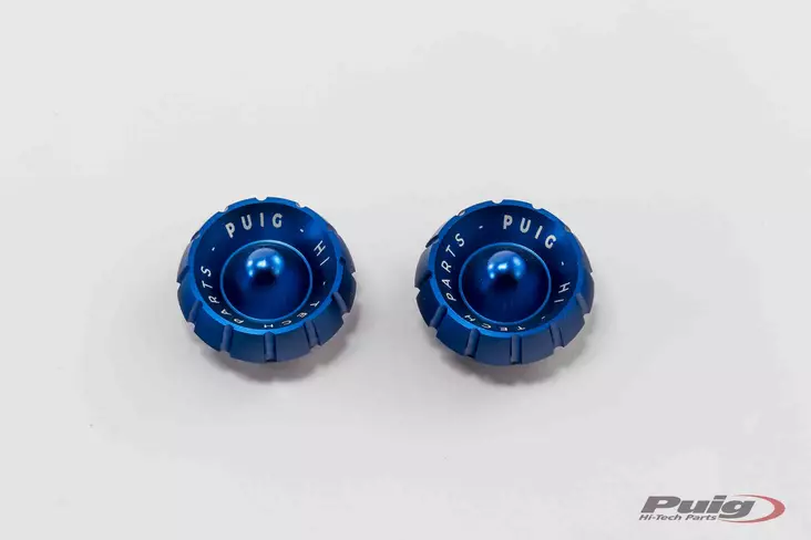 Puig Can End Bar Mod. Thruster Universal C/Blue - Moottoripyörän ohjaustangot päät - D302515 - 1